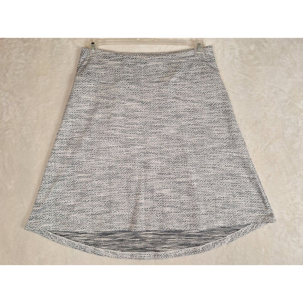 Womens Large MPG Mondetta Go Anywhere Travel Gray Skirt Hi Low Athletic A Line